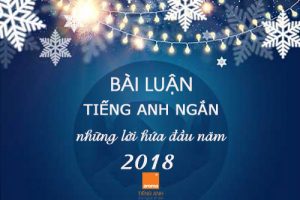 Bài luận tiếng anh ngắn về những lời hứa đầu năm 2018